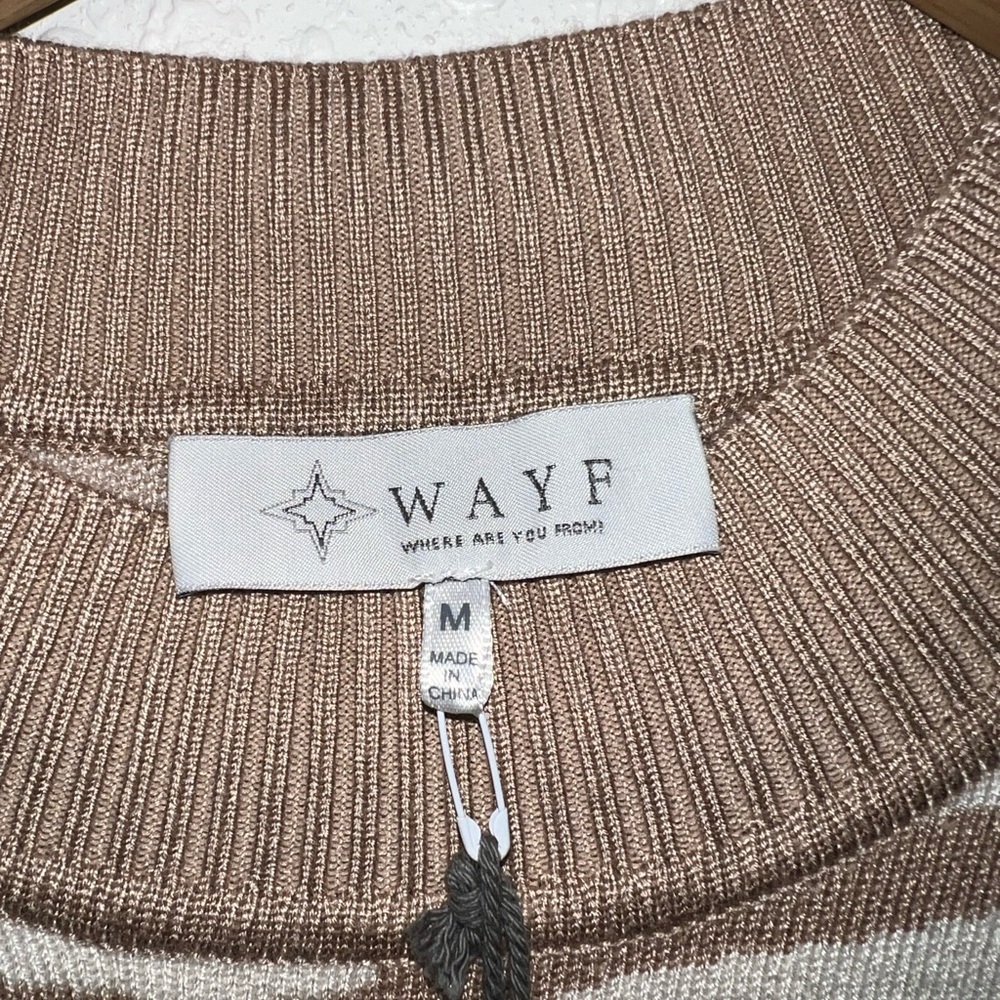 Where Are You From (WAYF) Zebra Print Sweater Dress‎ Women’s Size Medium - Picture 3 of 5